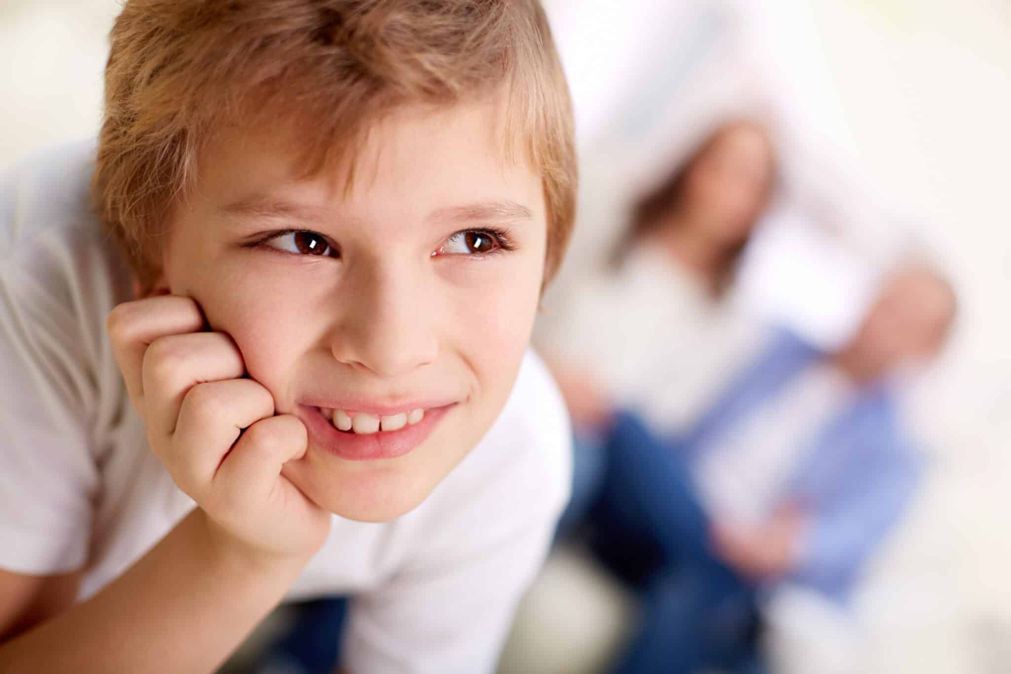 A young child representing Fragile X Syndrome, a genetic condition affecting cognitive and developmental abilities.